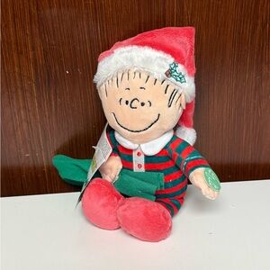 Peanuts Musical Linus Festive Plush Toy